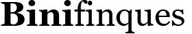 Binifinques